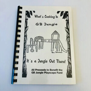 Vintage Fundraising Cookbook "What's Cooking in GB Jungle"